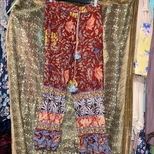 Anthropologie Bobo drawstring pants size medium